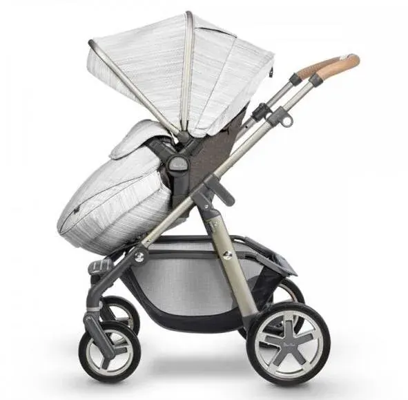 Side view of a baby stroller suitable for parents searching for free baby items in Dubai
